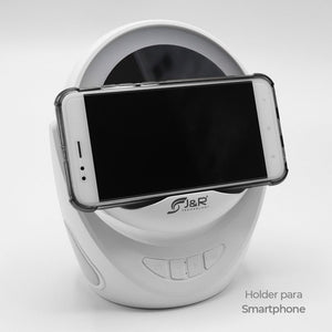 J5212 Espejo 2 En 1 Iluminacion Led Y Musica 3W 2 1200 M