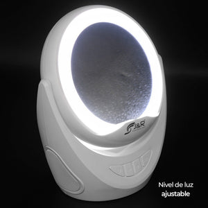 J5212 Espejo 2 En 1 Iluminacion Led Y Musica 3W 2 1200 M