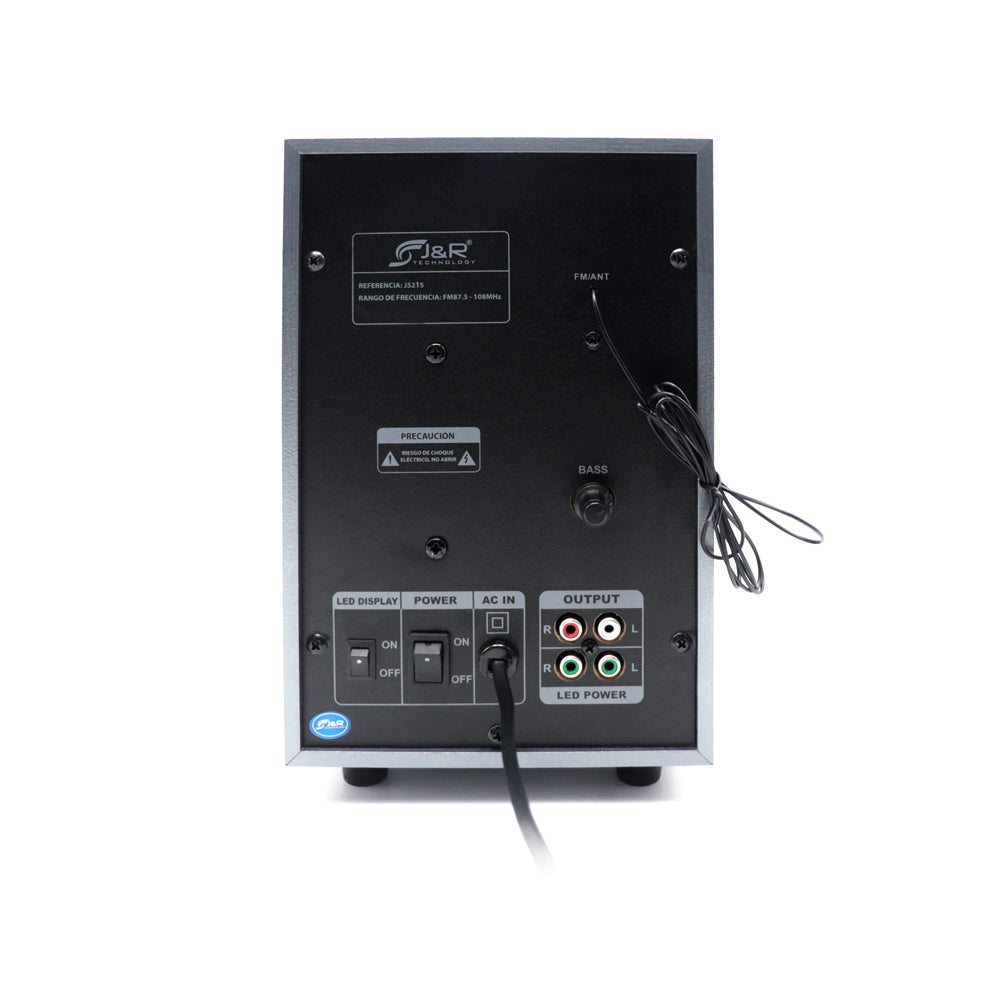 J5215 Teatro En Casa 2.1 Premium Diseno Exclusivo Tipo Audi