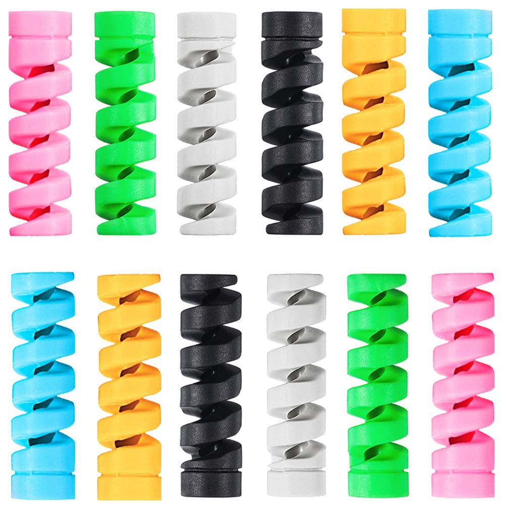 Kit de protectores de cable x6 unidades en espiral