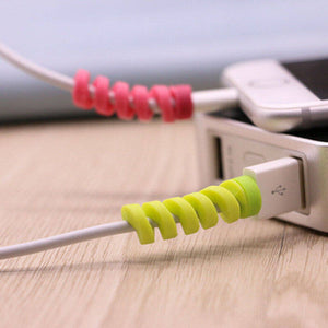 Kit de protectores de cable x6 unidades en espiral