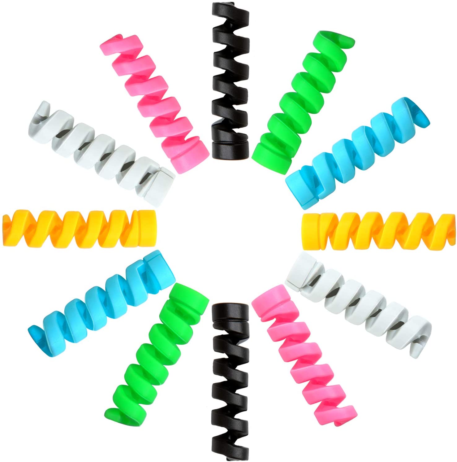 Kit de protectores de cable x6 unidades en espiral