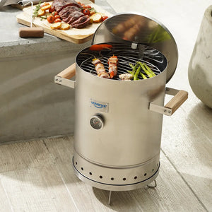 Barril Ahumador 20L+Termometro Marca Universal