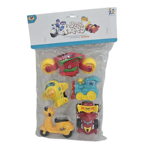 Set De Vehiculos Para Bebe X5
