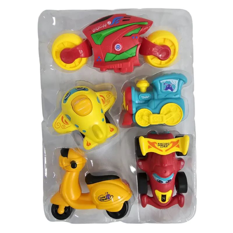 Set De Vehiculos Para Bebe X5