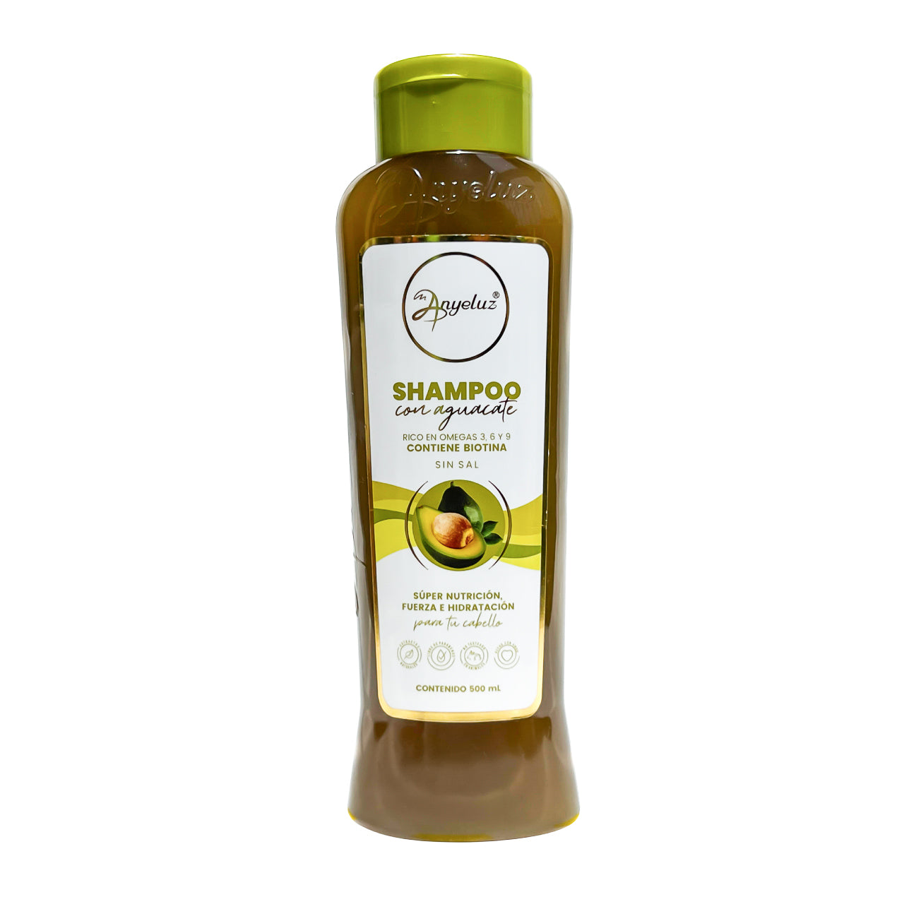 shampoo con aguacate anyeluz 500ml