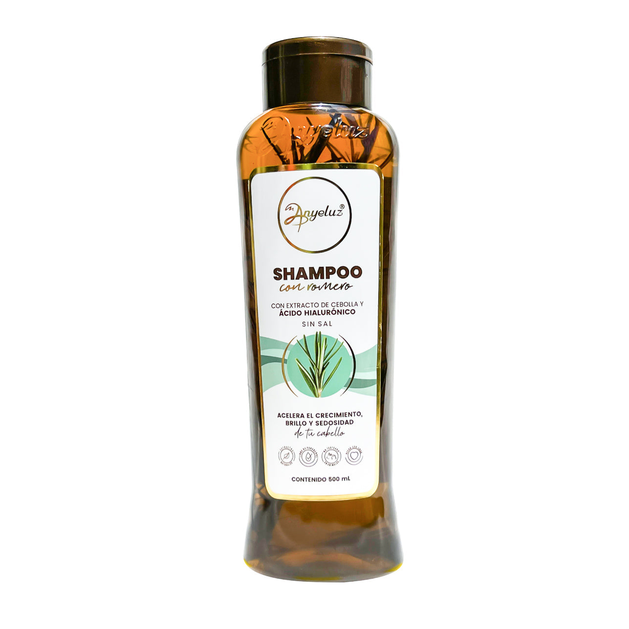 shampoo con romero anyeluz 500ml