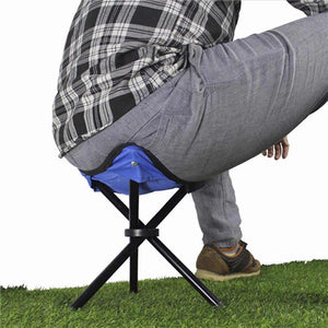 Silla plegable portátil con estuche para carro o caminatas