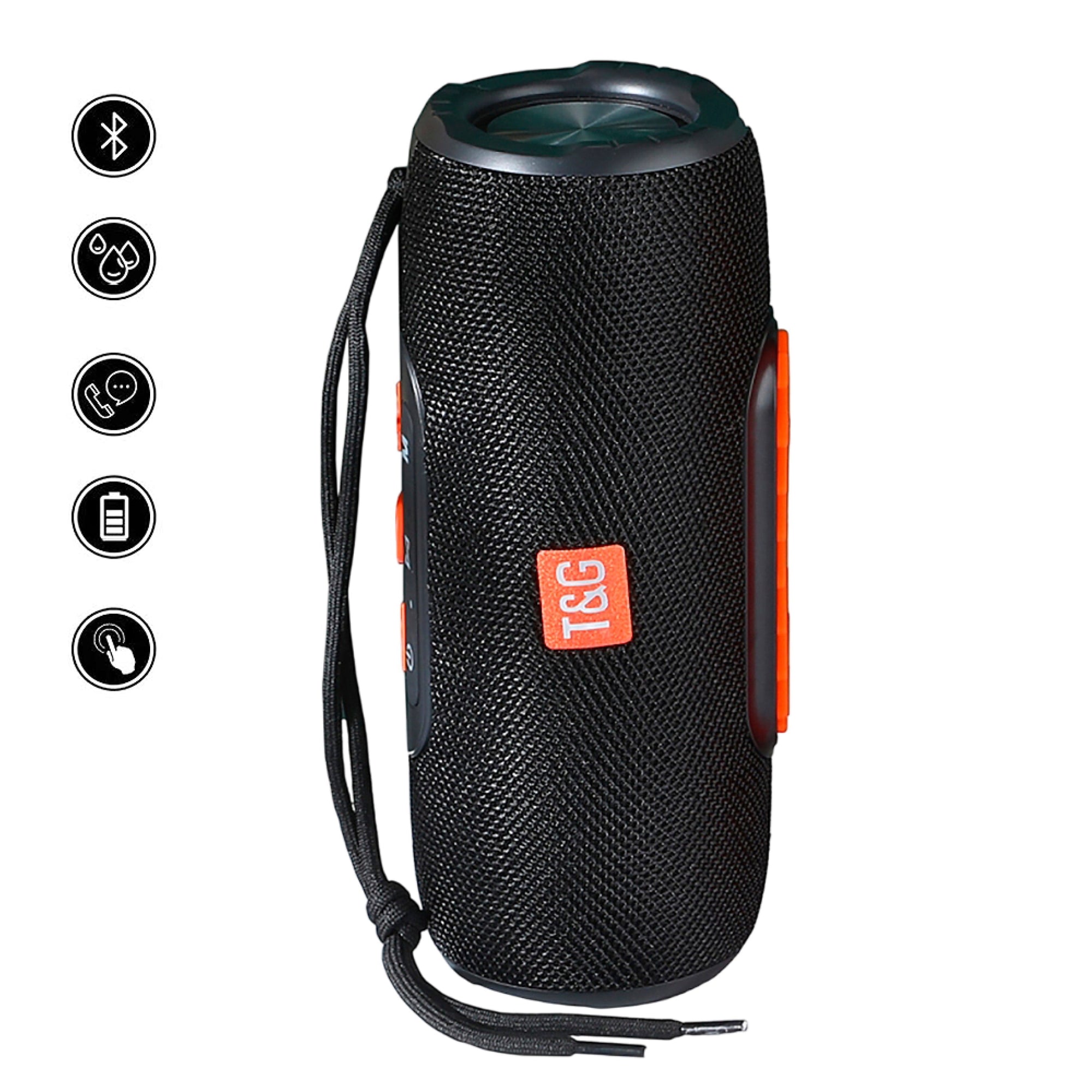 PARLANTE BLUETOOTH TG341 5W*2 1.500MAH NEGRO