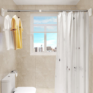 Tubo barra ajustable expandible 2 metros para ropa o cortinero