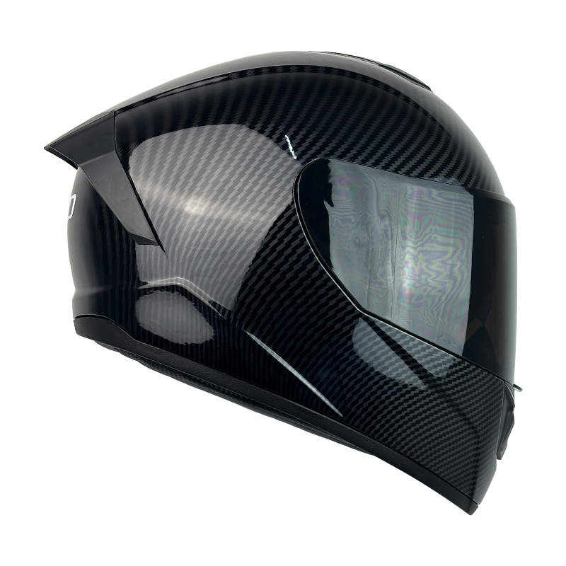 XR-701 XECURO FIBRA DE CARBON  NEGRO BRILLO