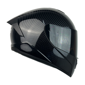 XR-701 XECURO FIBRA DE CARBON  NEGRO BRILLO