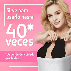 Brasier silicona adhesivo Rabit bra reutilizable para escotes