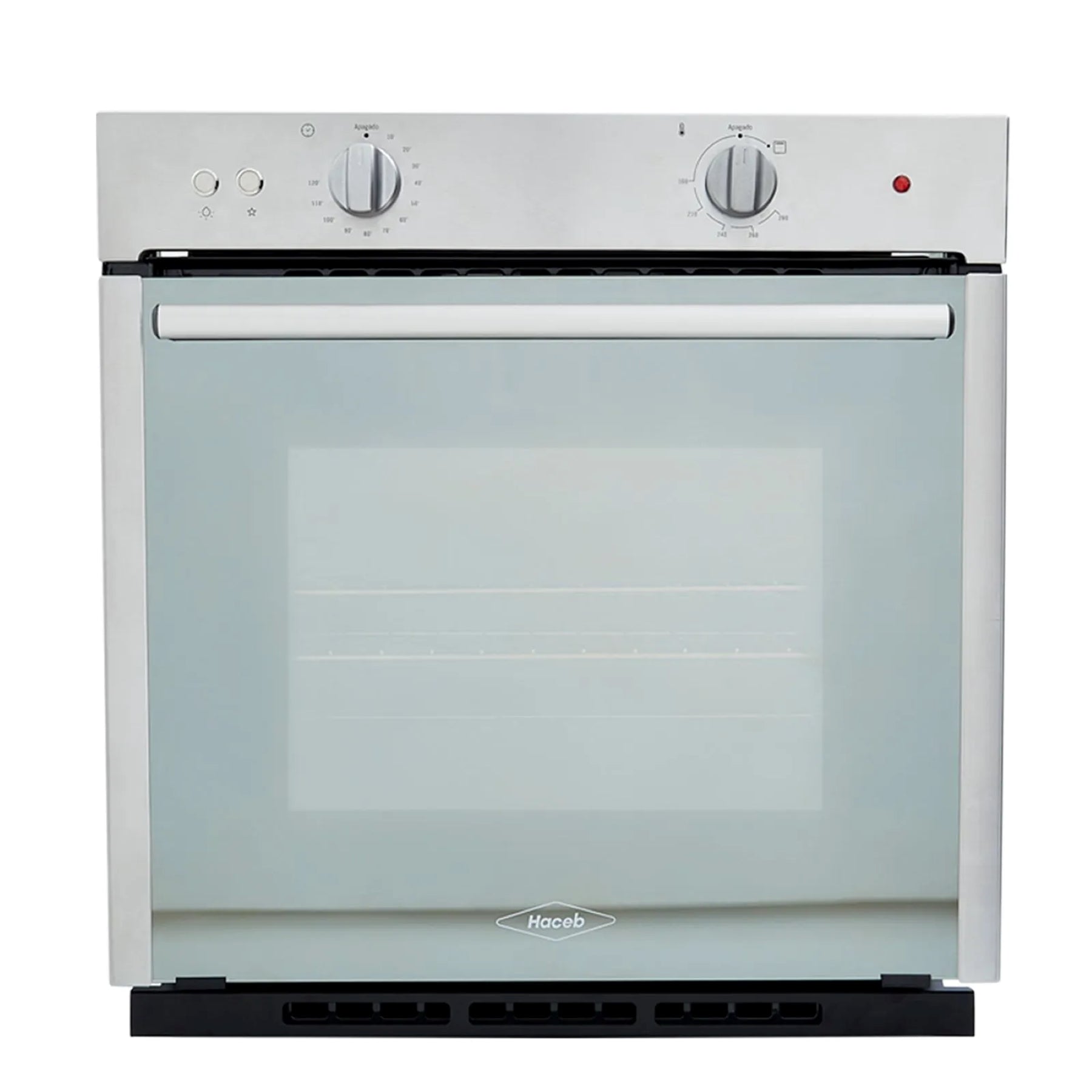 Horno mixto Tandoori 60 cm inox con vidrio reflectivo gas natural 120V Haceb