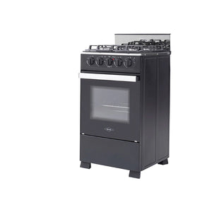 Estufa Romero Cristal Haceb 50 cms Gas Natural Negra