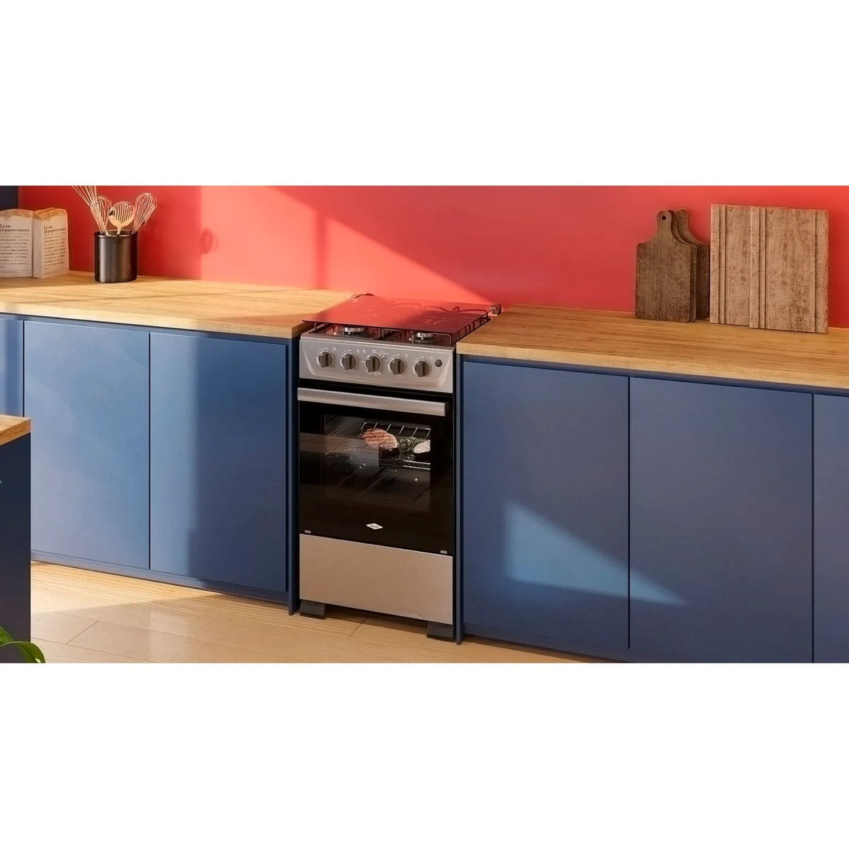 Estufa Romero Platina Haceb 50 cms Gas Natural Inox