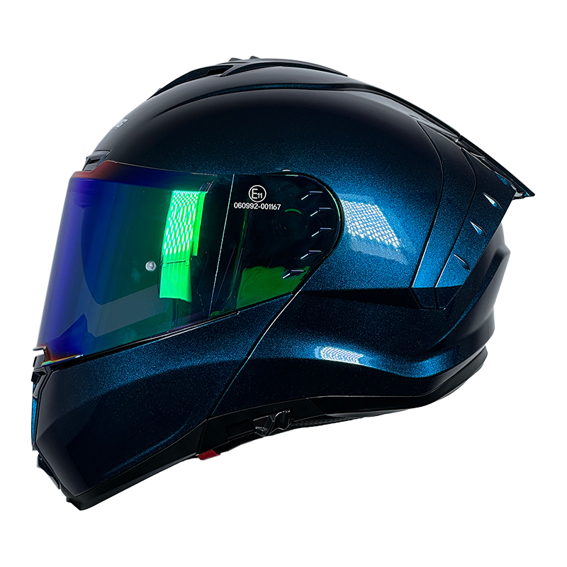 XTR-918 XTRONG FOTOCROMATICO AZUL VISOR REVO VERDE
