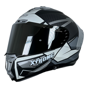 XTR-918 XTRONG  SPEARHEAD GRIS MATE VISOR COLOR