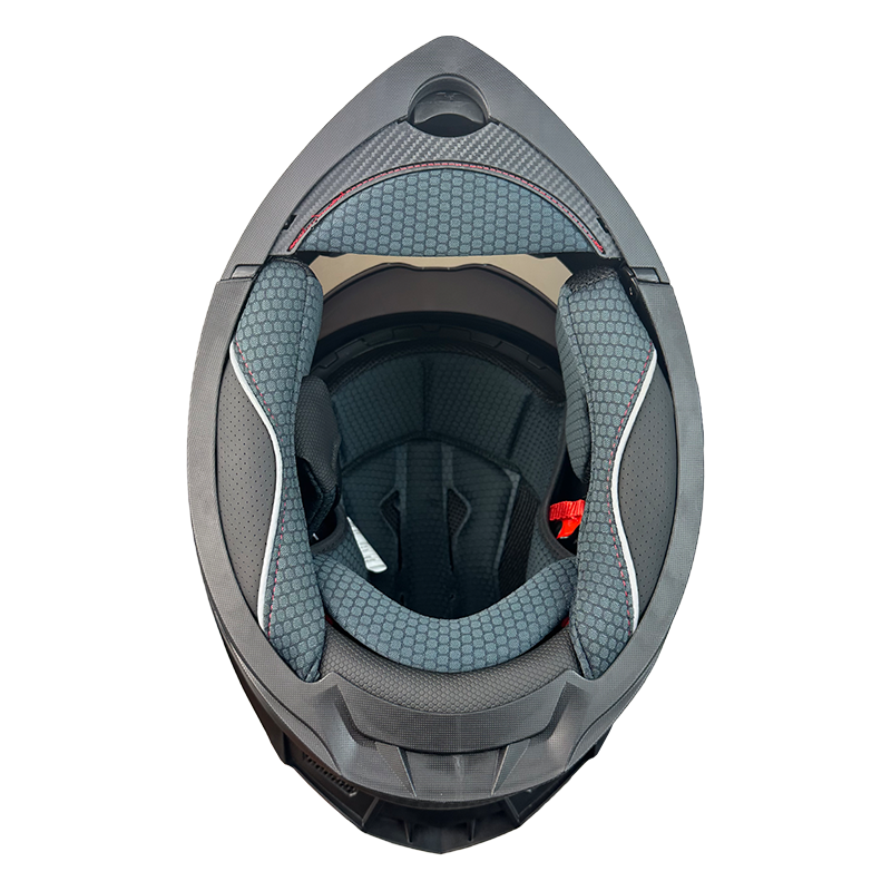 XR-900 XECURO NEGRO MATE-FIBRA CARBON ABATIBLE