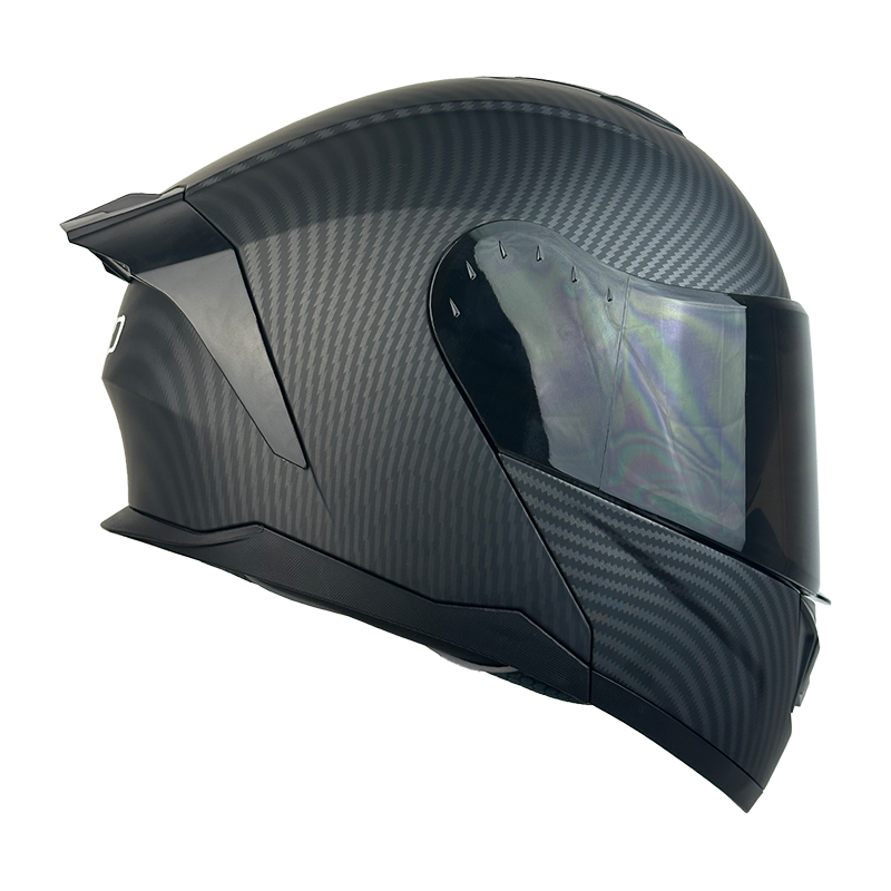 XR-900 XECURO NEGRO MATE-FIBRA CARBON ABATIBLE