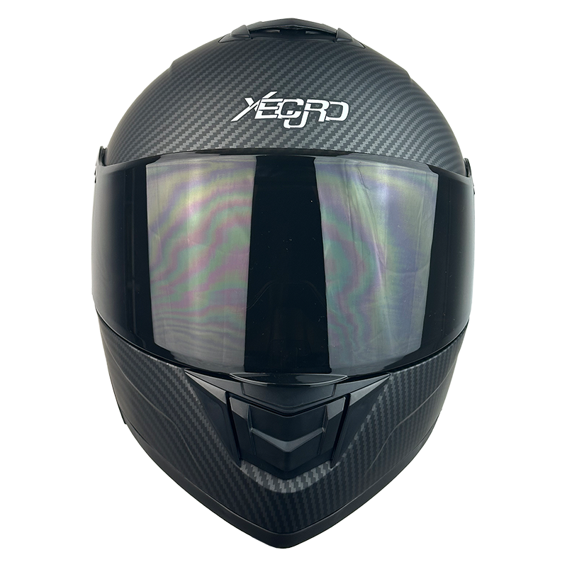 XR-900 XECURO NEGRO MATE-FIBRA CARBON ABATIBLE