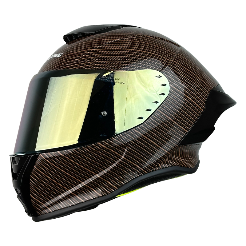 XTR-820 XTRONG BRAIDED FIBER-DORADO-BRILLO VISOR REVO