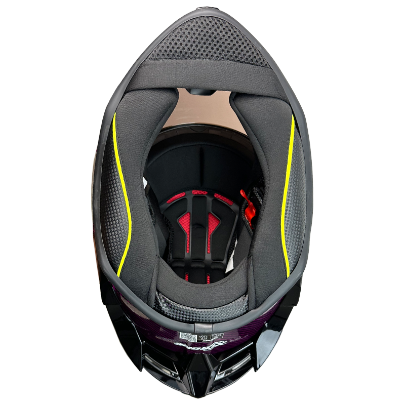 XTR-820 XTRONG BRAIDED FIBER-DORADO-BRILLO VISOR REVO